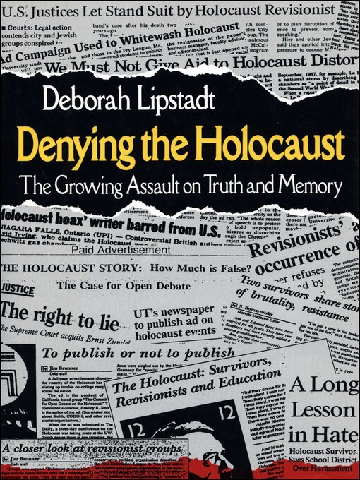 Title details for Denying the Holocaust by Deborah E. Lipstadt - Available